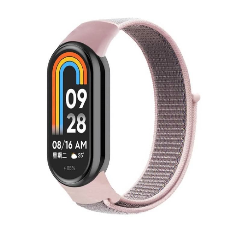 GENERICO - Correa de nylon para MI BAND 8 rosa