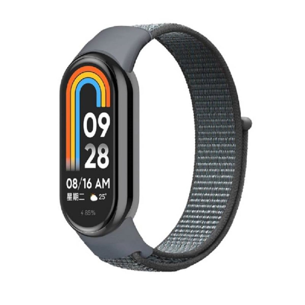 GENERICO - Correa de nylon para MI BAND 4-5-6-7 Plomo