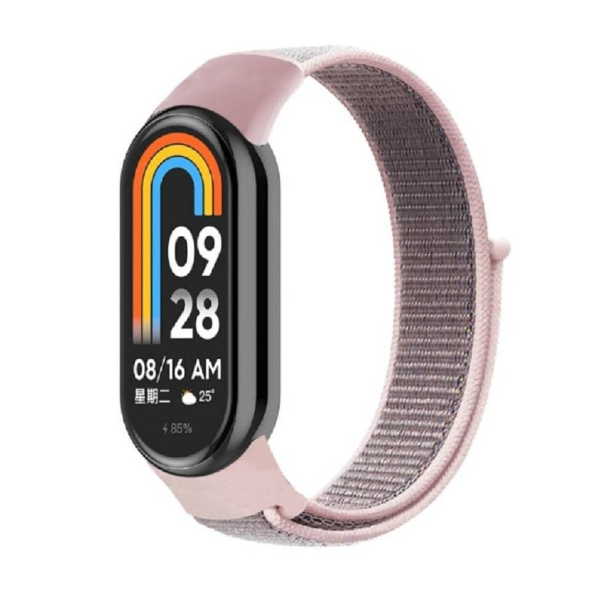 GENERICO - Correa de nylon para MI BAND 4-5-6-7 rosa
