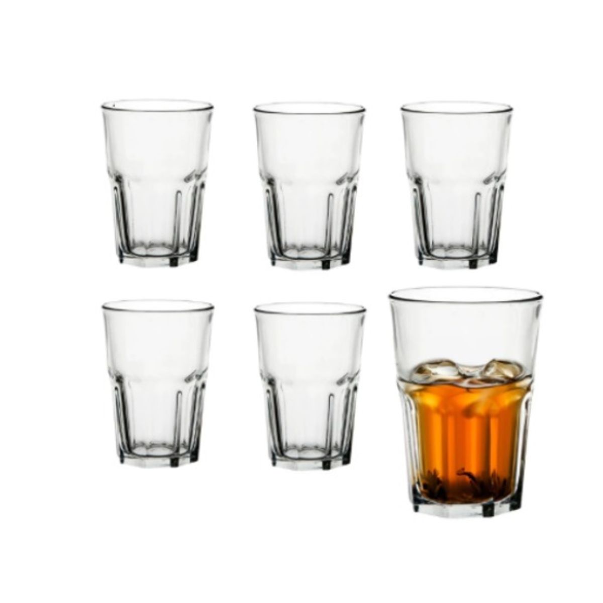 GLASSIA - Vaso set x6 Alto 370 ml Siena