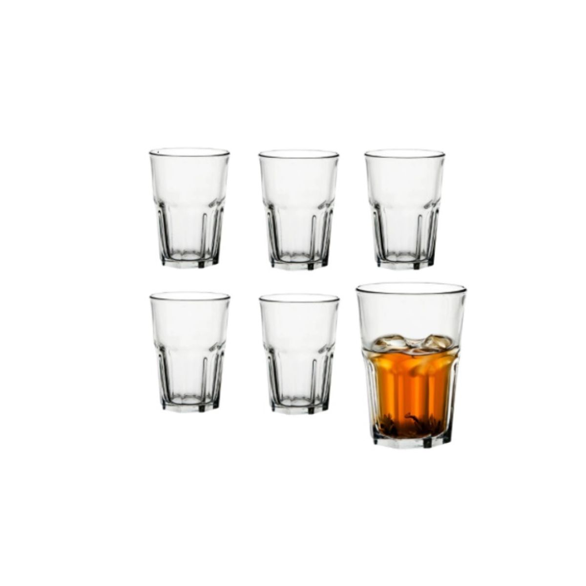 GLASSIA - Vaso set x6 Alto 370 ml Siena