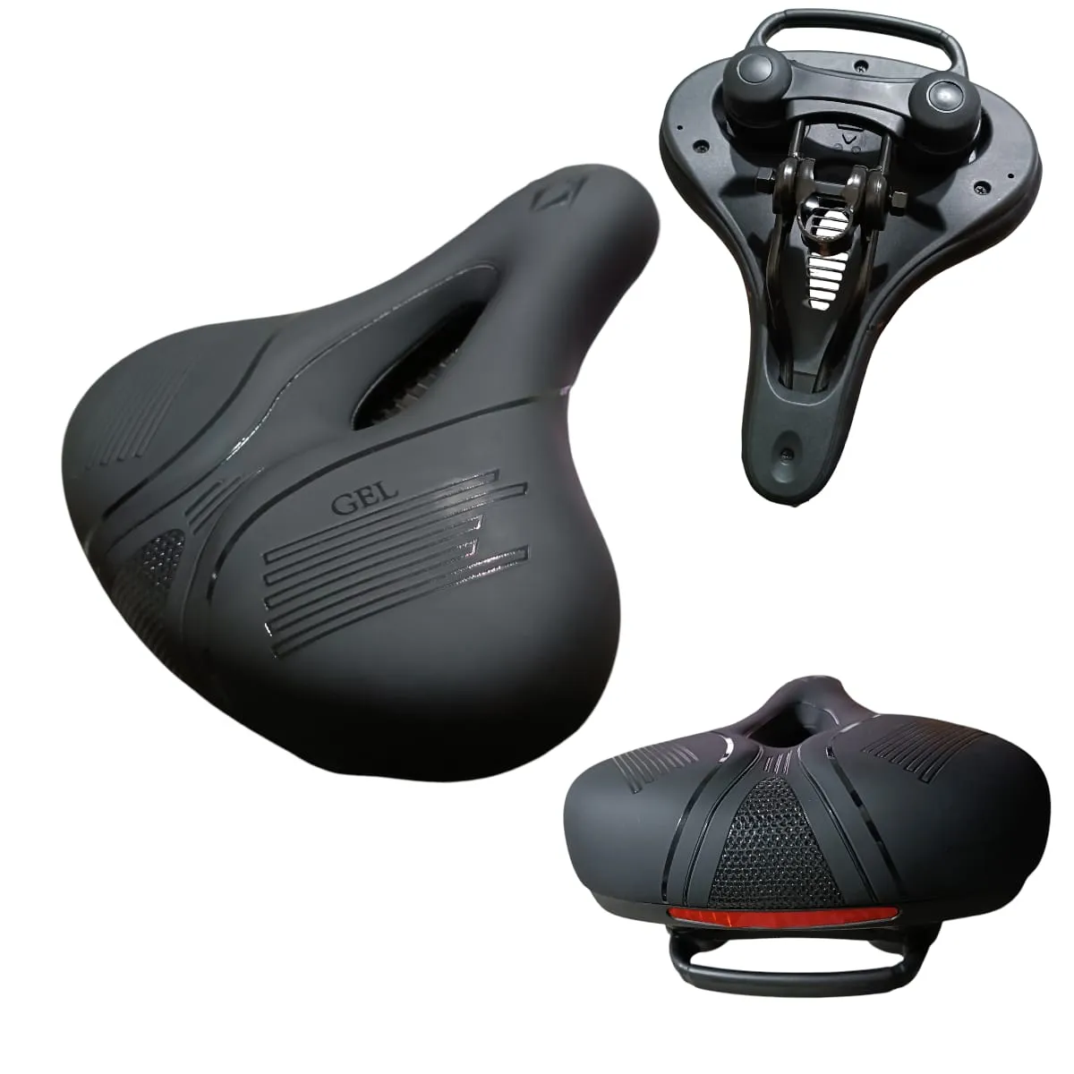 GENERICO - ASIENTO de BICICLETA ANTIPROSTATICO MATERIAL SUAVE