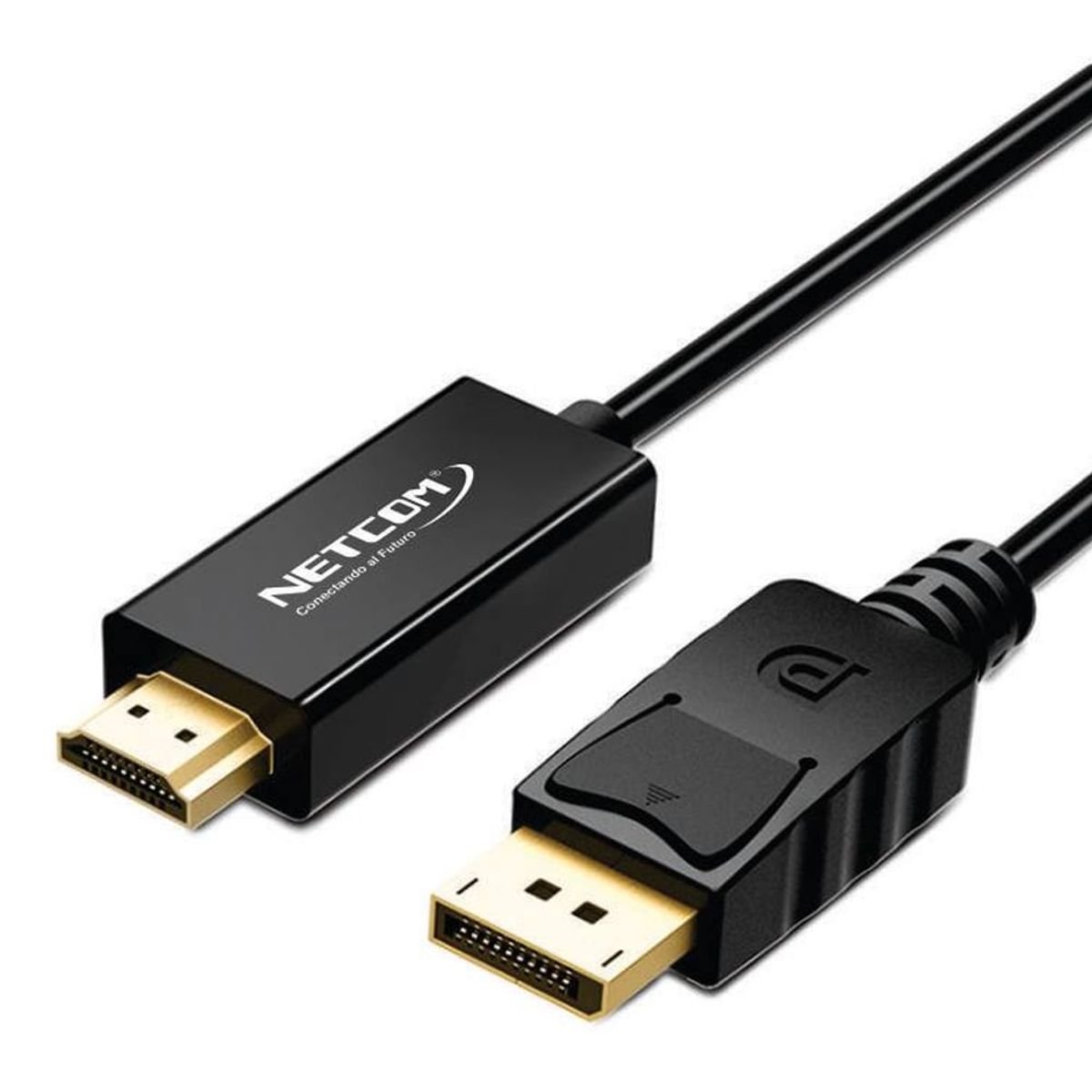 NETCOM - Cable Displayport a HDMI Netcom Pvc Macho 5 Metros 4k DP a HDMI 60hz