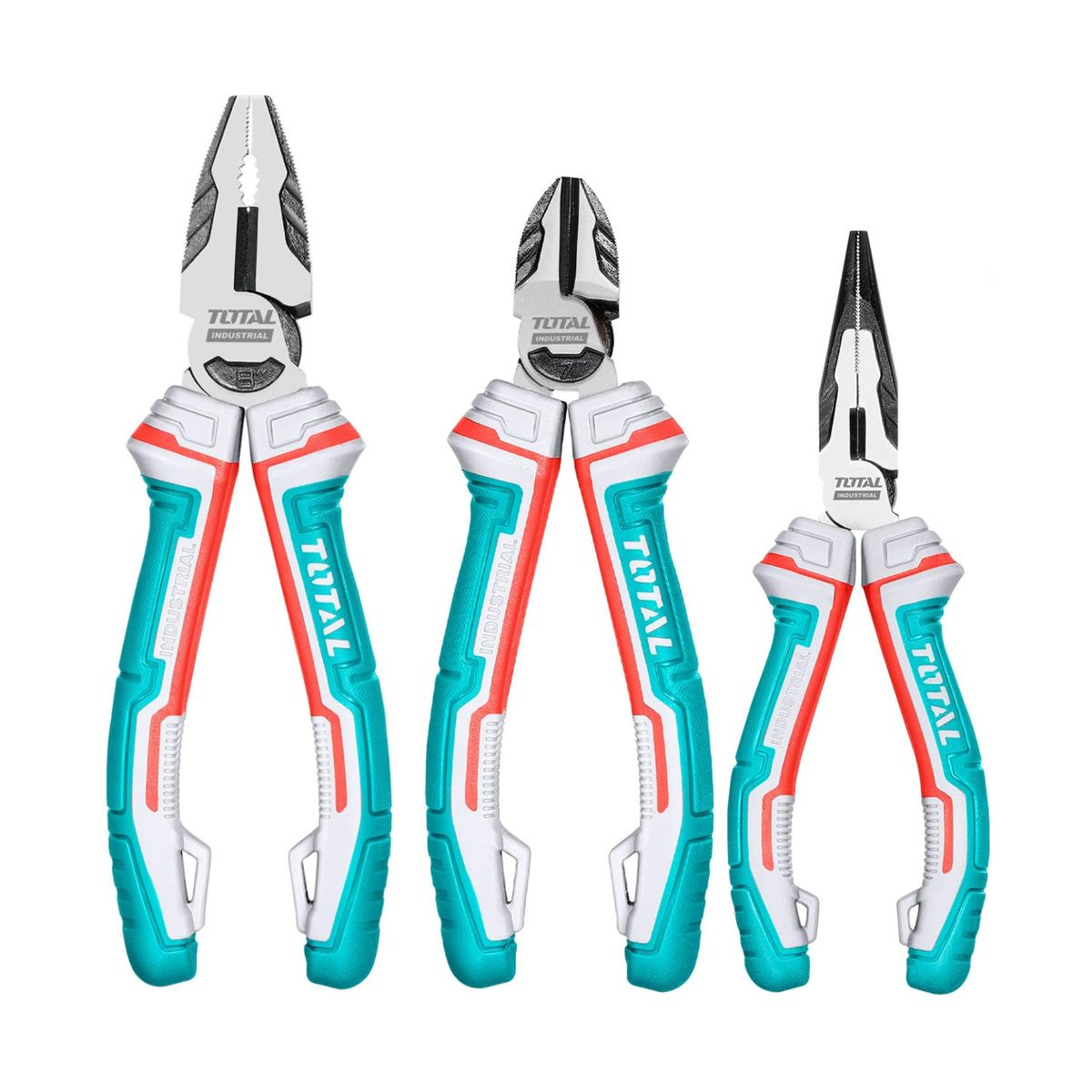 TOTAL TOOLS - Set de alicates universal corte y punta Total