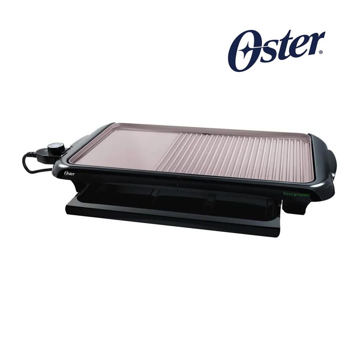 OSTER - Plancha y Parrilla para Asar Oster® Bioceramic® CKSTGR5085