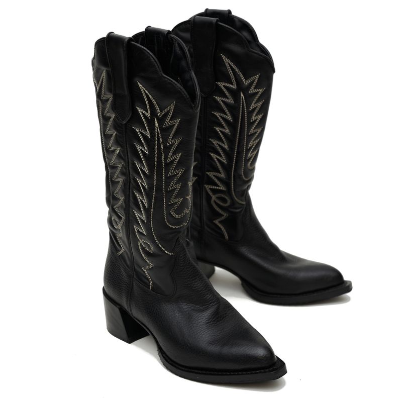 Botas Vaqueras Para Mujer Matisma Dakota Negro MATISMA