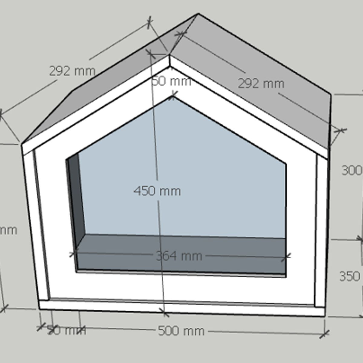 GENERICO - CASA PARA PERROS DOG HOUSE COQUETTE