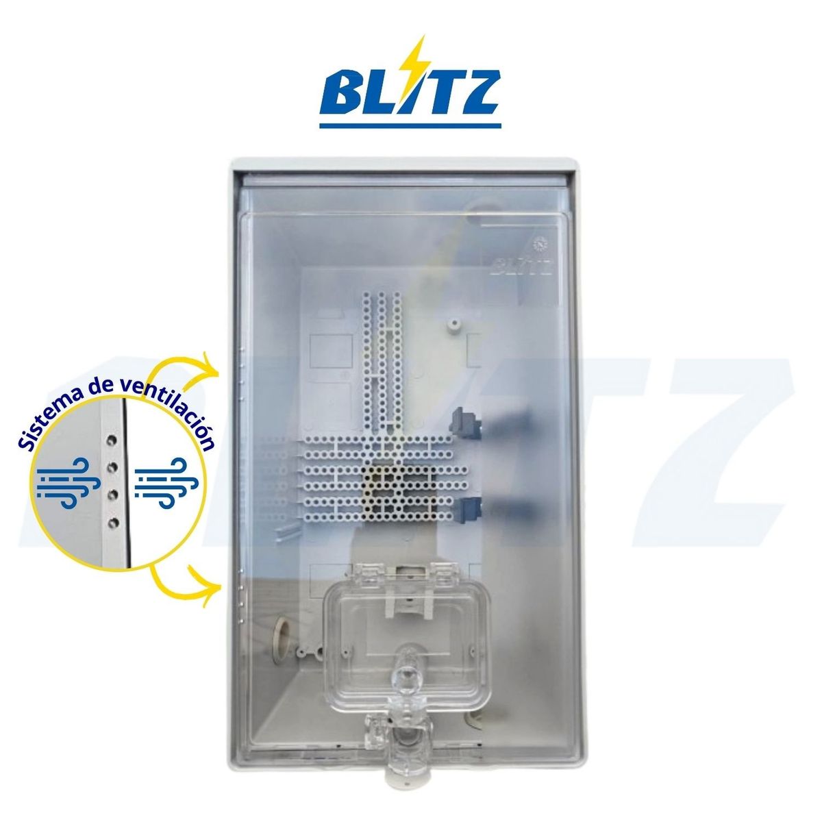 BLITZ - Caja Portamedidor Monofásico con Ventilación Blitz