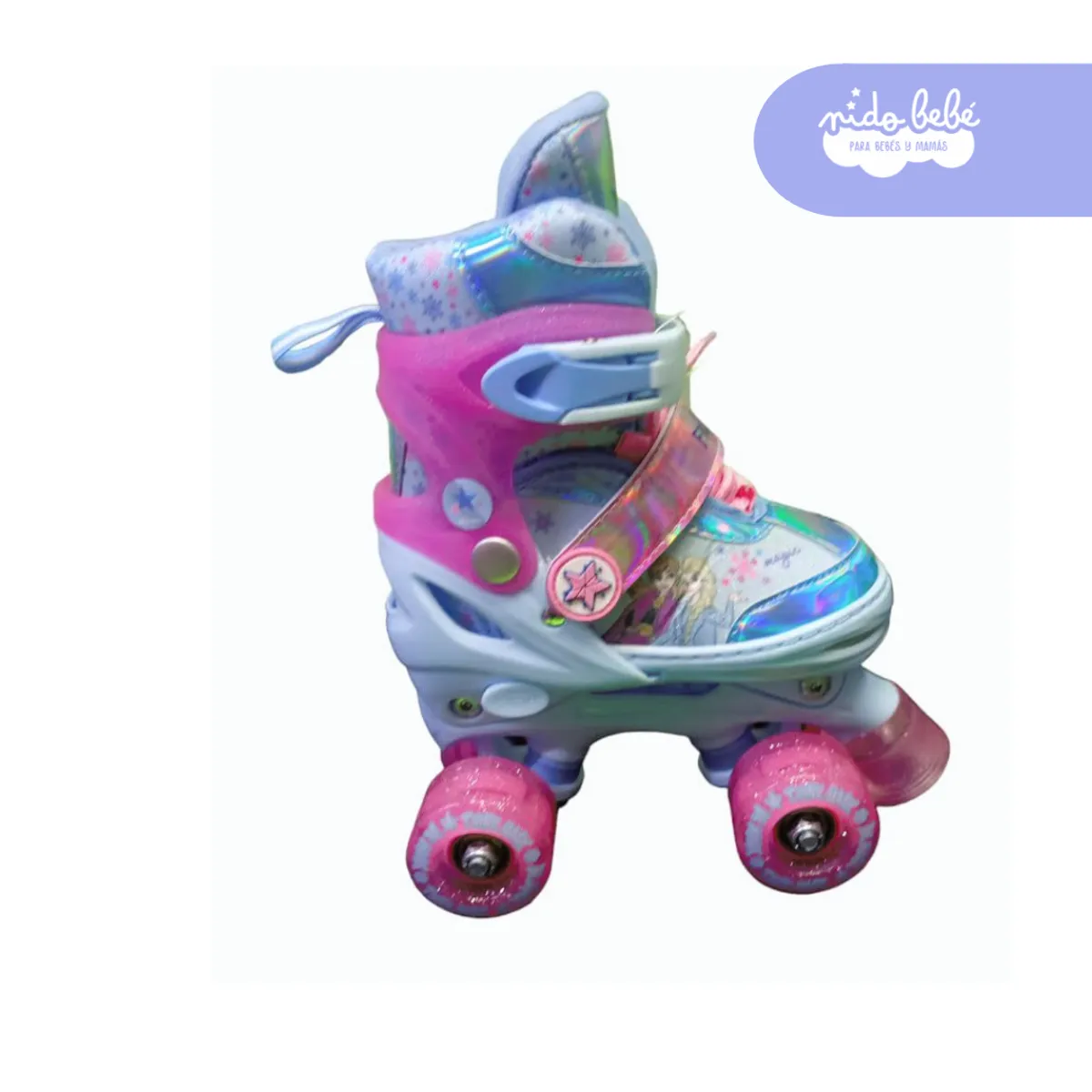GENERICO - PATIN 4 RUEDAS FROZEN  TALLA S