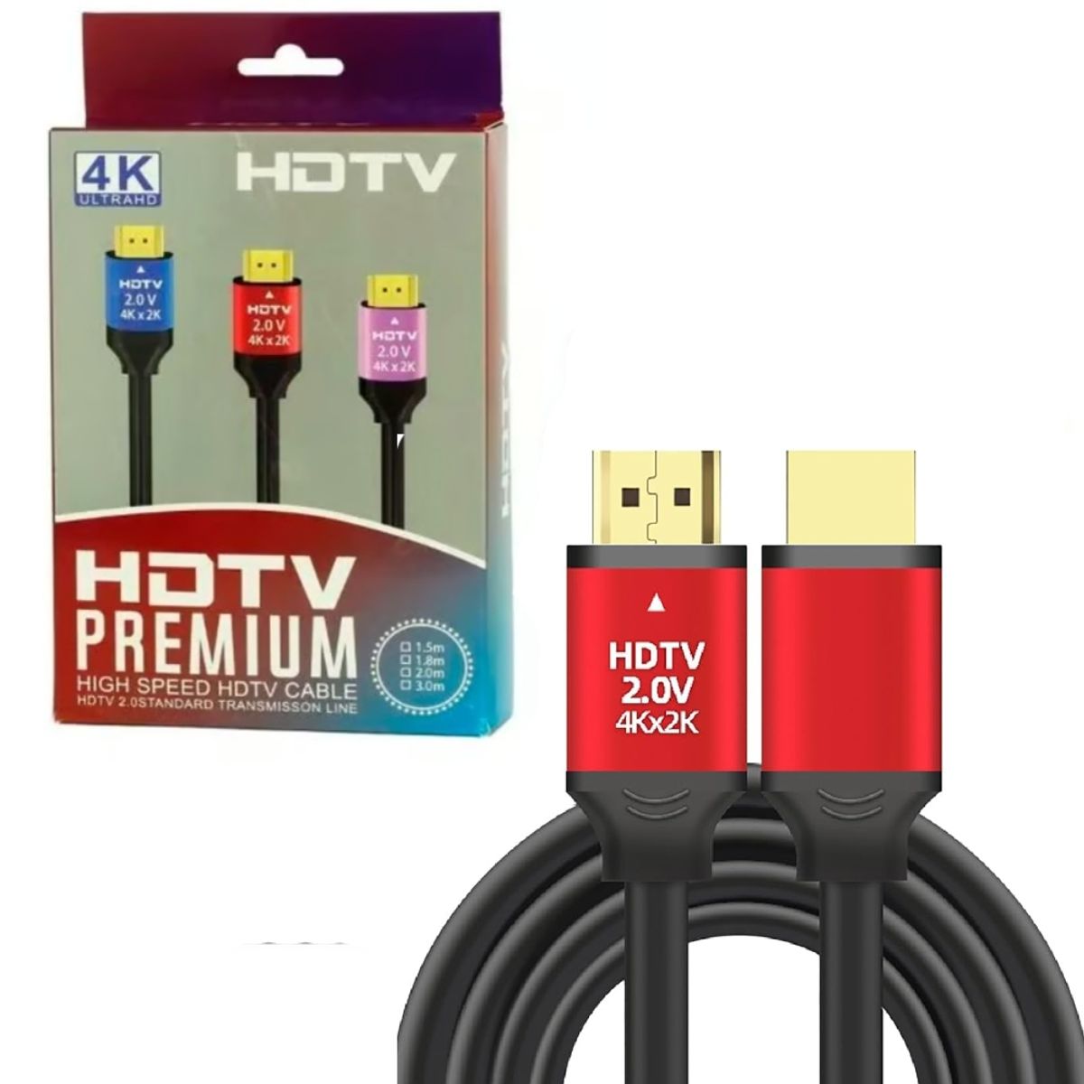 GENERICO - Cable HDMI 15 Metros Premium 4K Ultra HD HDTV 2.0 V
