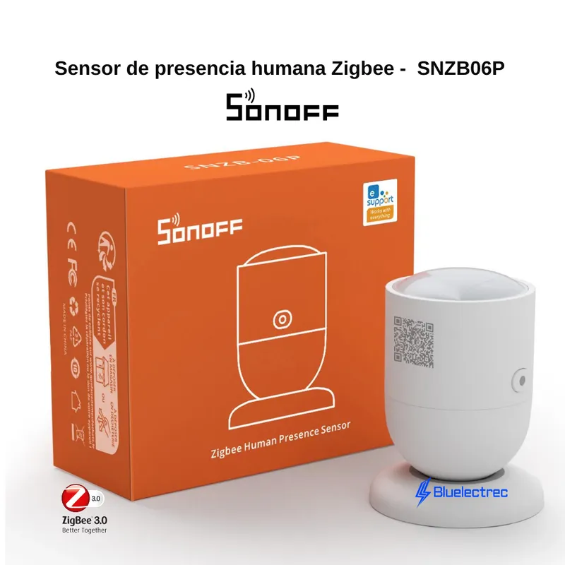 SONOFF - Sensor de presencia humana Zigbee -  SNZB06P SONOFF