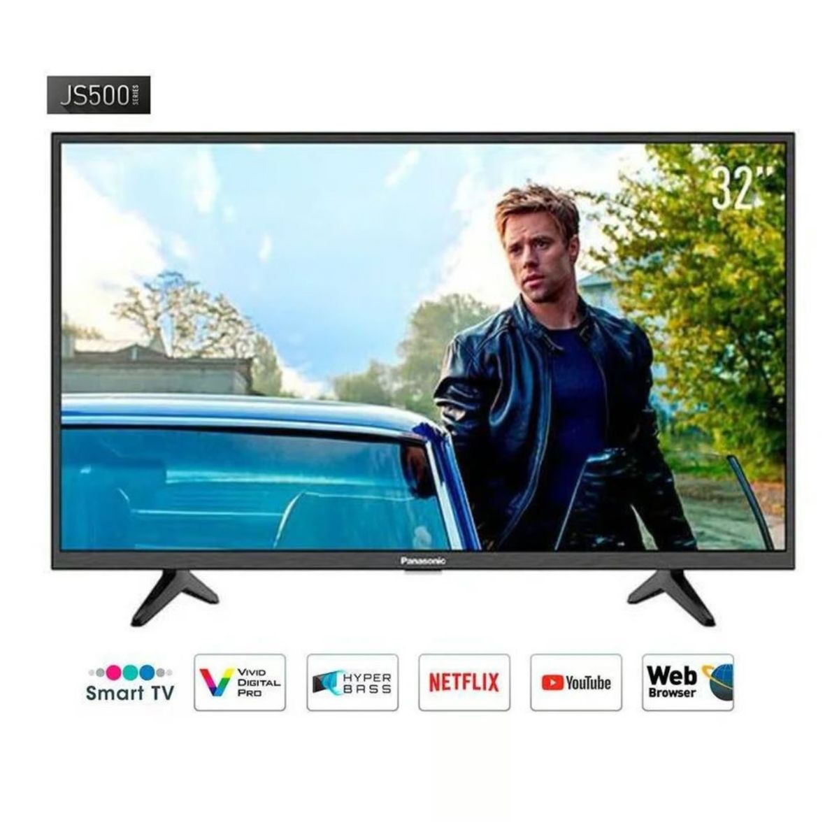 PANASONIC - Televisor Panasonic 32 TC-32JS500P Smart Bluetooth