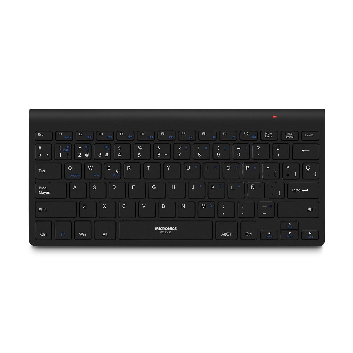 MICRONICS - TECLADO INALAMBRICO BLUETOOTH MICRONICS FENIX MIC K602-2M