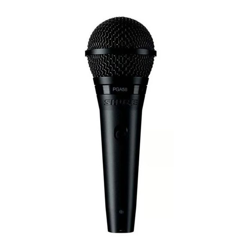 SHURE - Micrófono Profesional Shure PGA58 Cardiode Dinámico Negro
