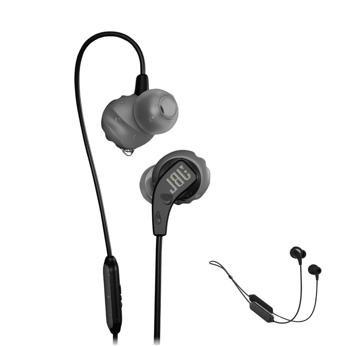JBL - Audífono Bluetooth Jbl Endurance Run 2 In Ear Negro Bateria 10h Waterp