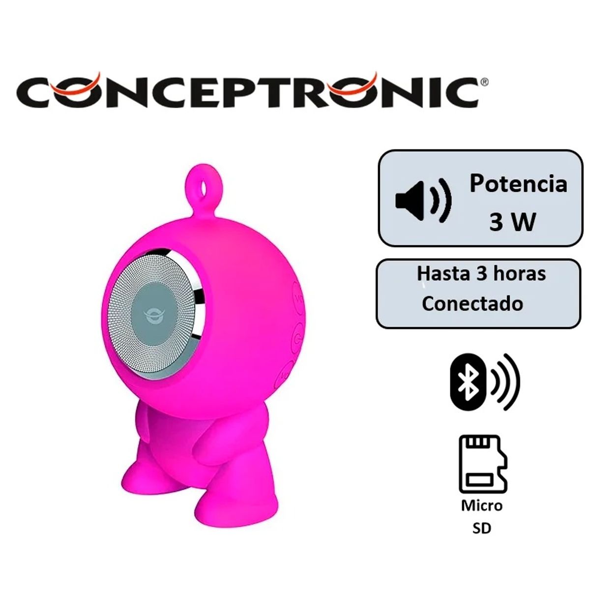CONCEPTRONIC - PARLANTE CONCEPTRONIC CSPKBTWPHFP ROSA
