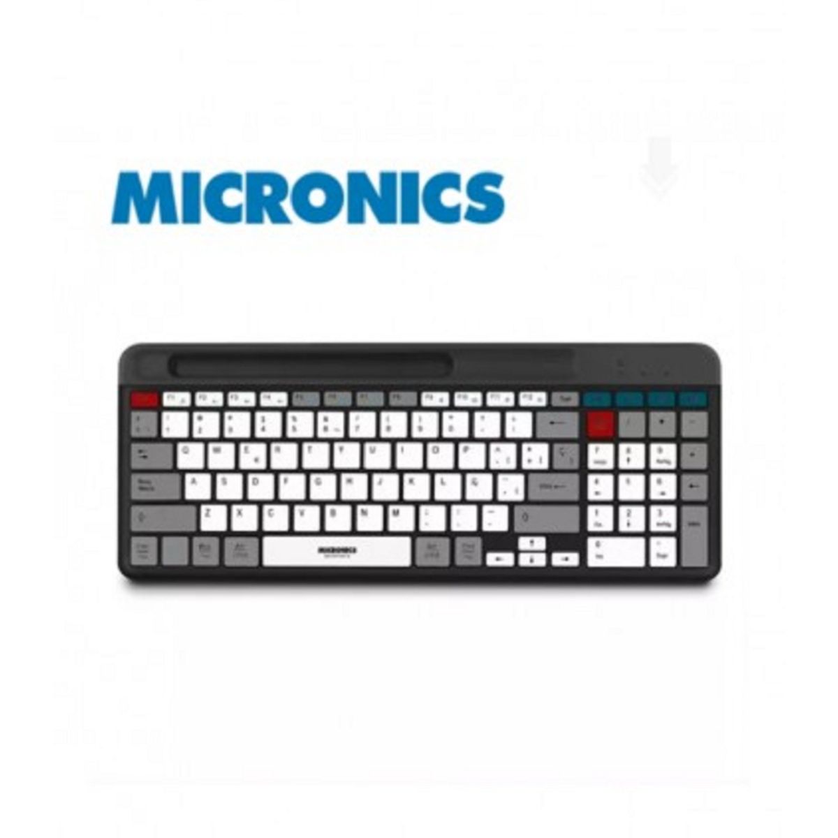 MICRONICS - Teclado Bluetooth Inalámbrico Micronics QUANTUM-MIC K600-3M Recargable