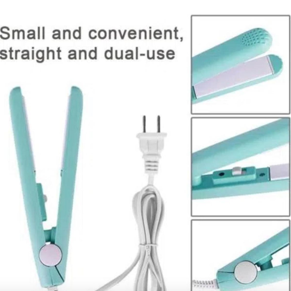 GENERICO - MINI PLANCHA DE CABELLO VIAJERA 20W