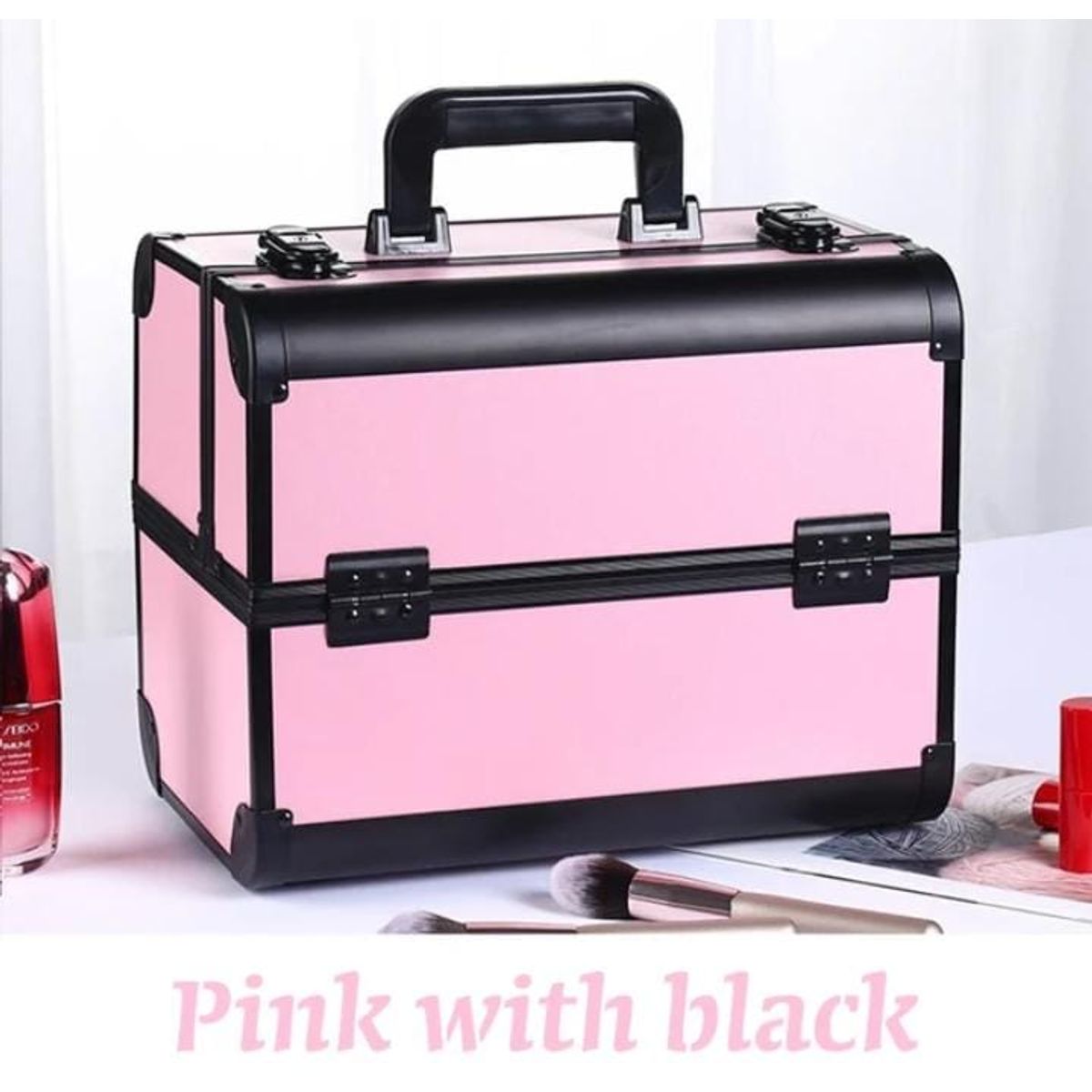 GENERICO - Maletin de Maquillaje Con LLave  A1