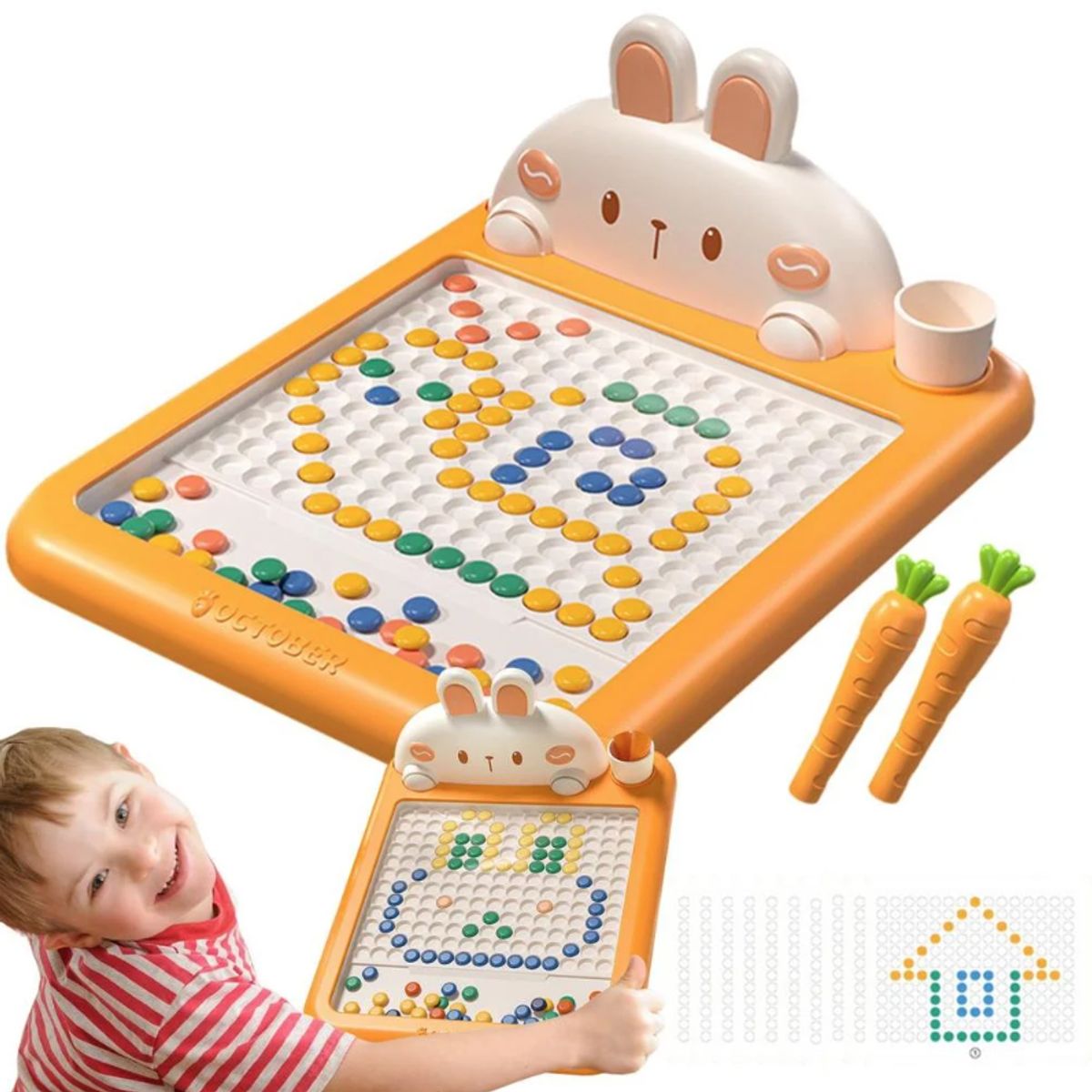 GENERICO - Tablero Magnetico De Dibujo Y Puntero Magnetico Para Niños