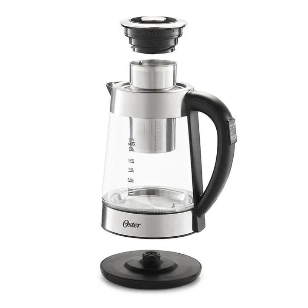 OSTER - Hervidor Eléctrico de Vidrio Con Infusor 17Lt Oster BVSTKT8990