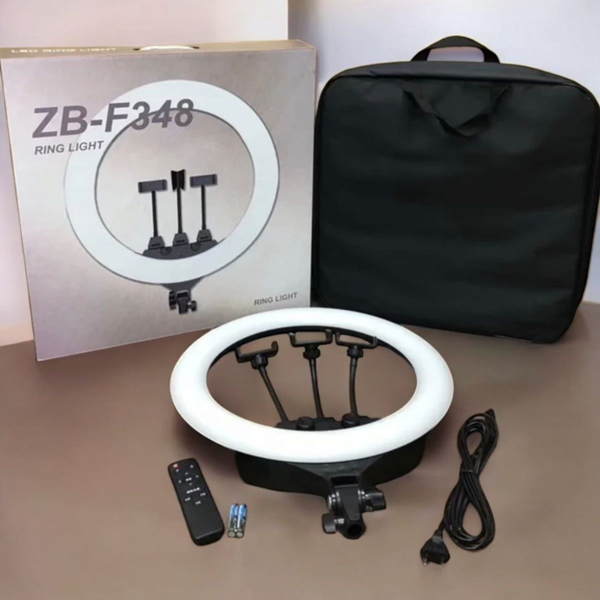 GENERICO - Aro de luz LED 45cm Profesional + Trípode 2.10 mt