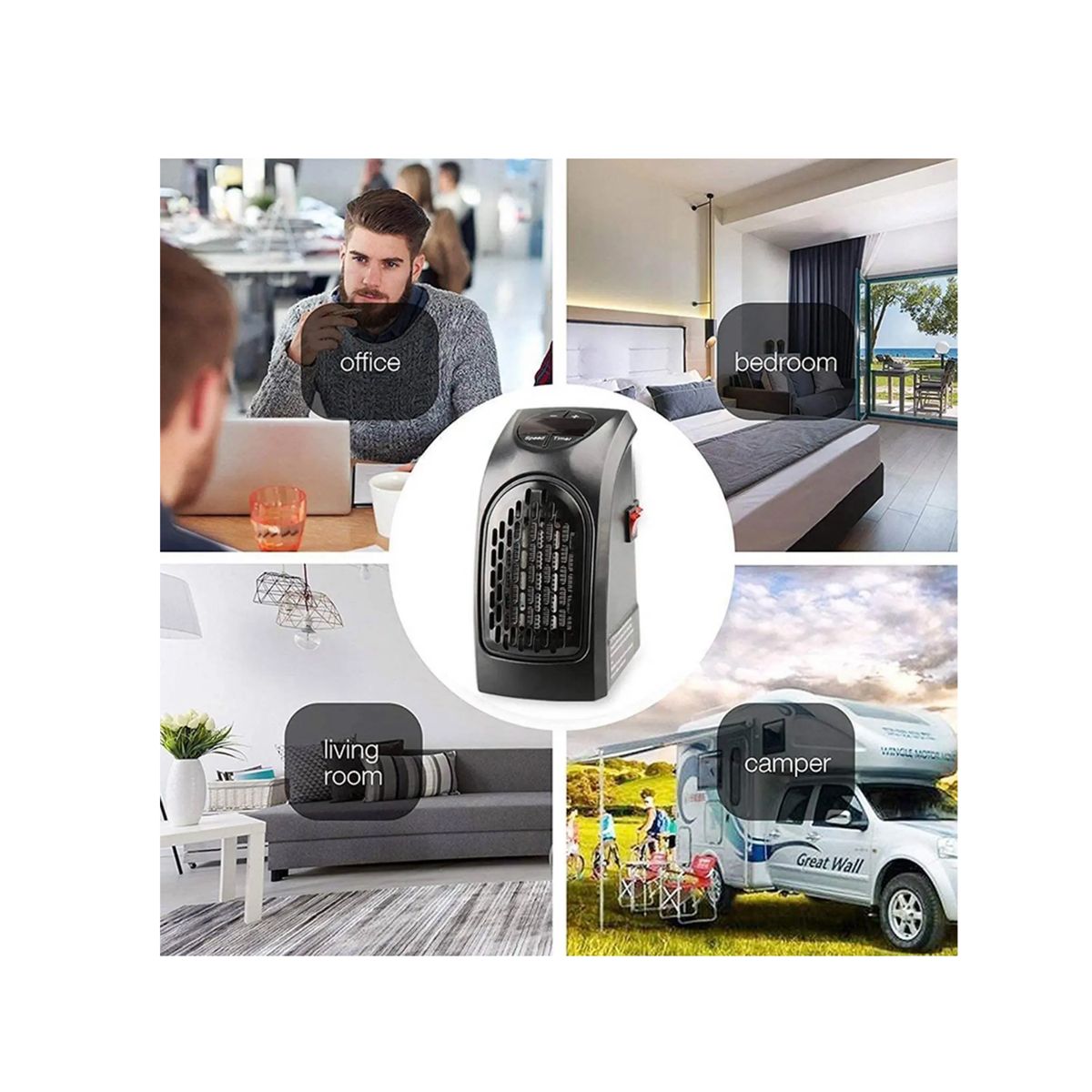 OEM - ESTUFA ELÉCTRICA CON CONTROL PORTATIL HANDY