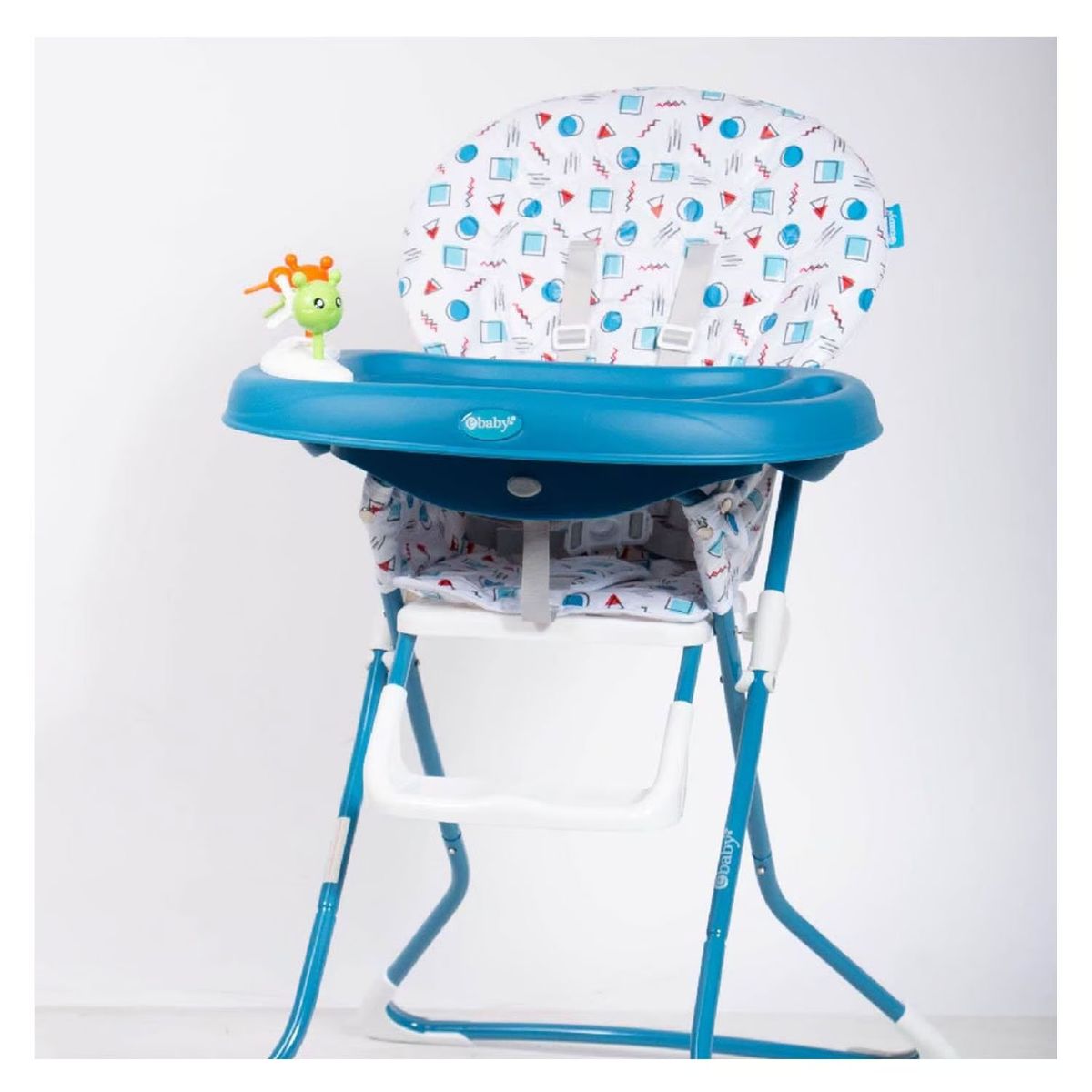 EBABY - Silla de Comer Badala 2 en 1 Plegable Azul