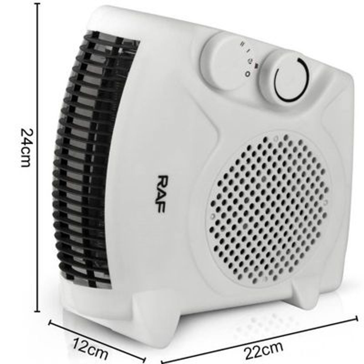 GENERICO - Calefactor 2000w Térmoventilador Térmico con Termostato Regulable