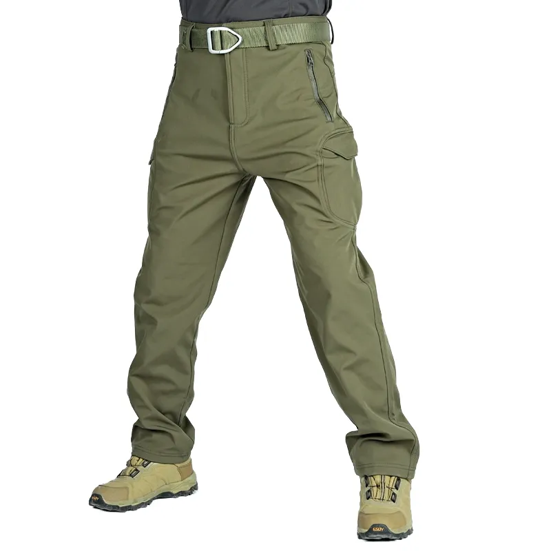 BLWOENS - pantalones baggy largos para hombres-Verde