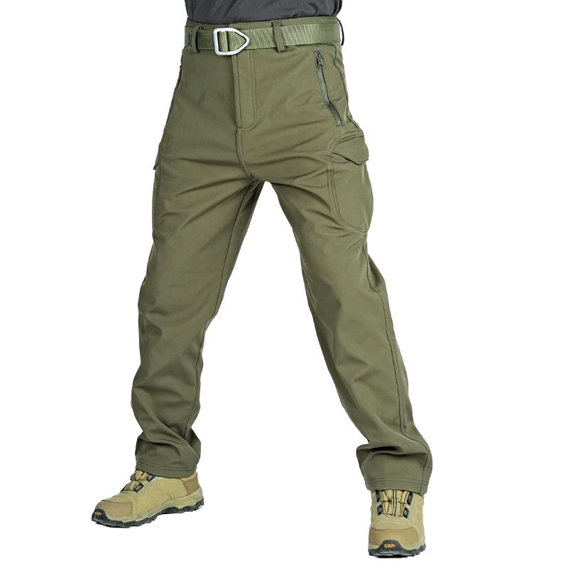 BLWOENS - pantalones baggy largos para hombres-Verde