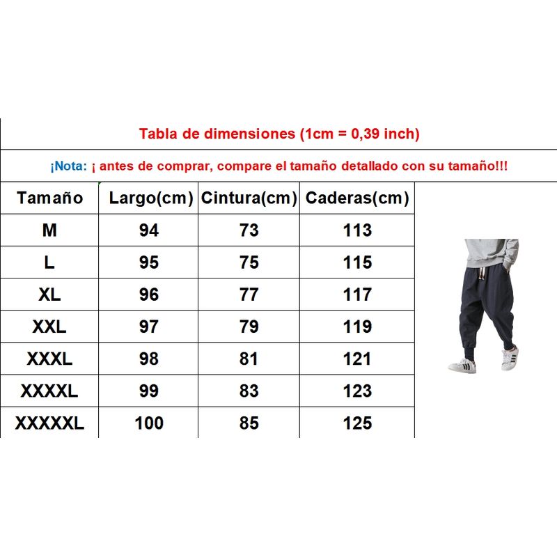 Size Chart Misure Jeans Wl Pantalones Baggy Largos Para