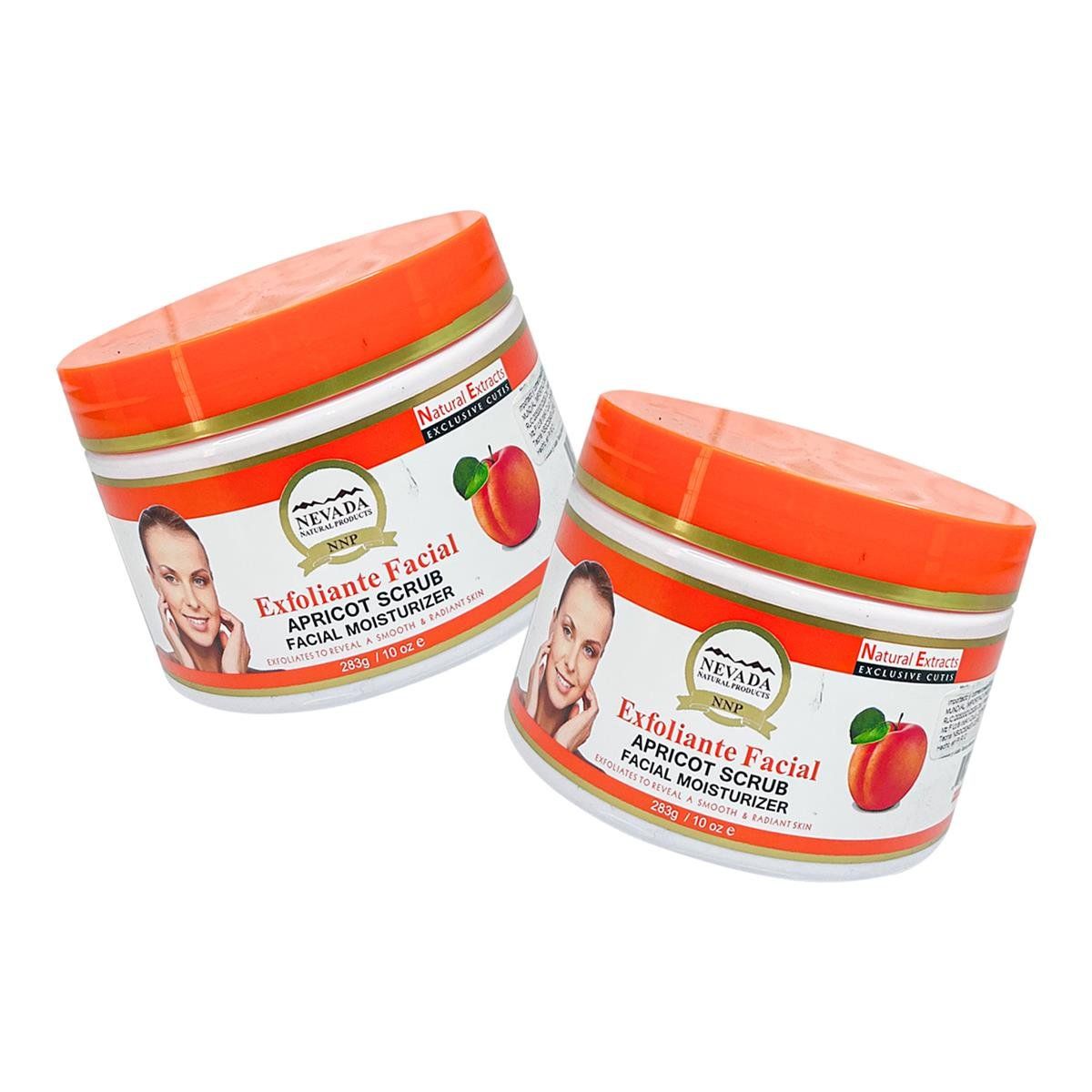 WOKALI - Exfoliante Facial De Albaricoque Nevada 283Gr 2 Unidades