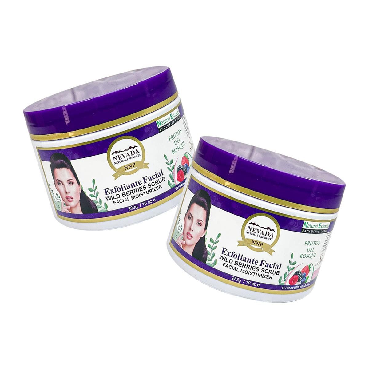 WOKALI - Exfoliante Facial Frutos Del Bosque Nevada 283Gr 2 Unidades