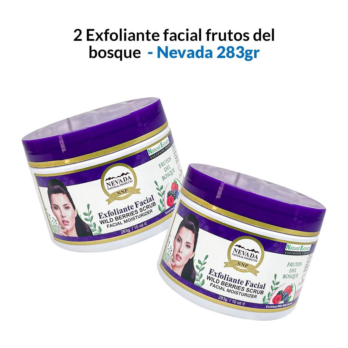 WOKALI - Exfoliante Facial Frutos Del Bosque Nevada 283Gr 2 Unidades