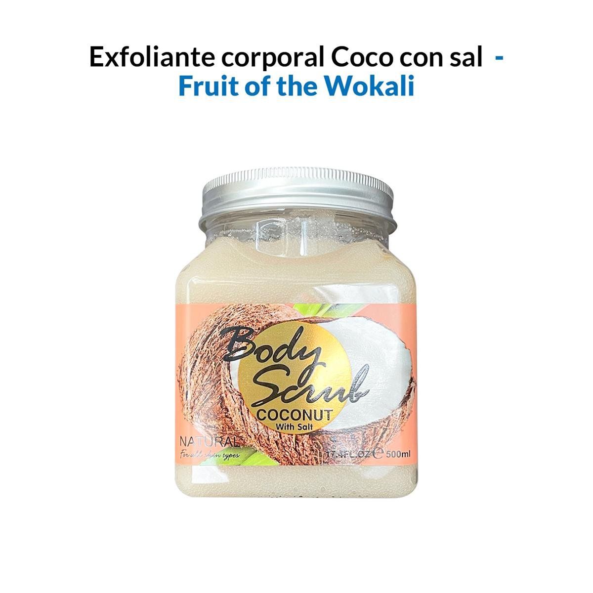 WOKALI - Exfoliante Corporal Coco Con Sal Wokali 500ml