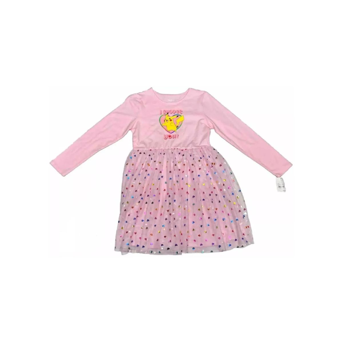 POKEMON - Pokemon Vestido Niñas Pikachu Talla M