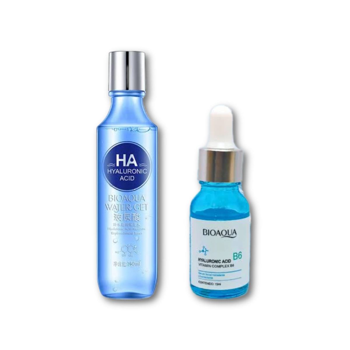 BIOAQUA - Tónico Facial + Serum Complejo B6 de Ácido Hialurónico