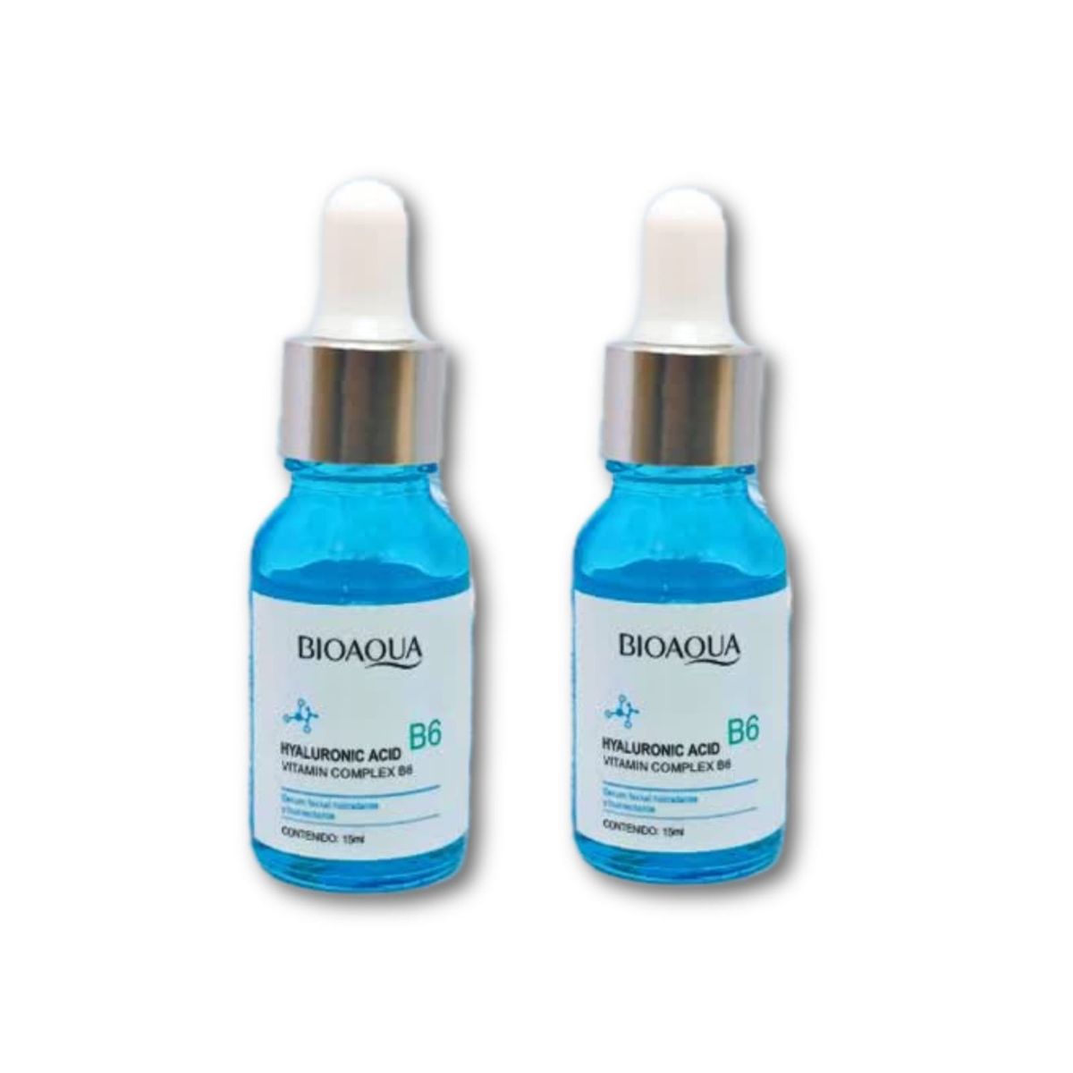 BIOAQUA - 2 Serum Complejo B6 de Ácido Hialurónico