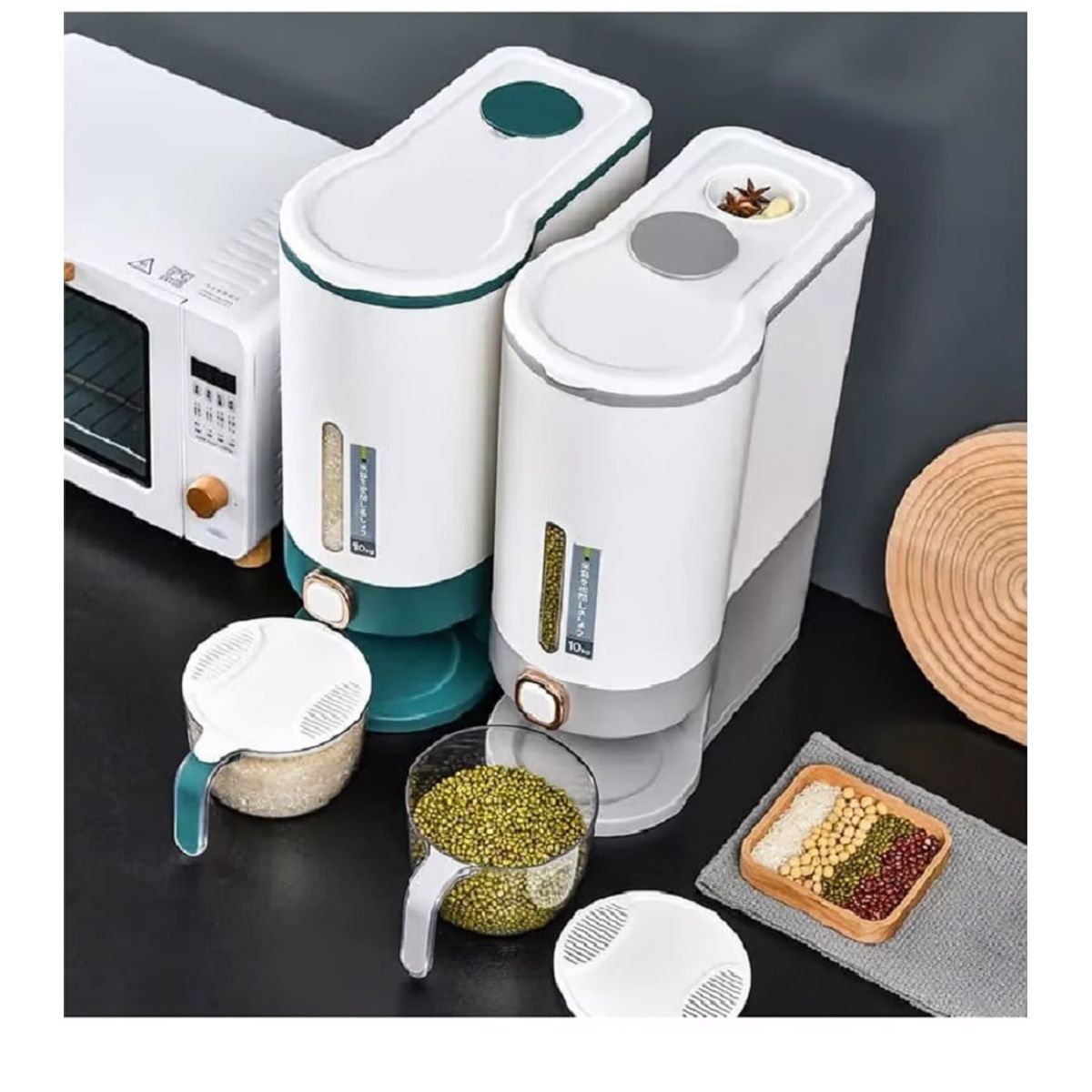 GENERICO - Dispensador de Arroz y Granos Capacidad 10 kg