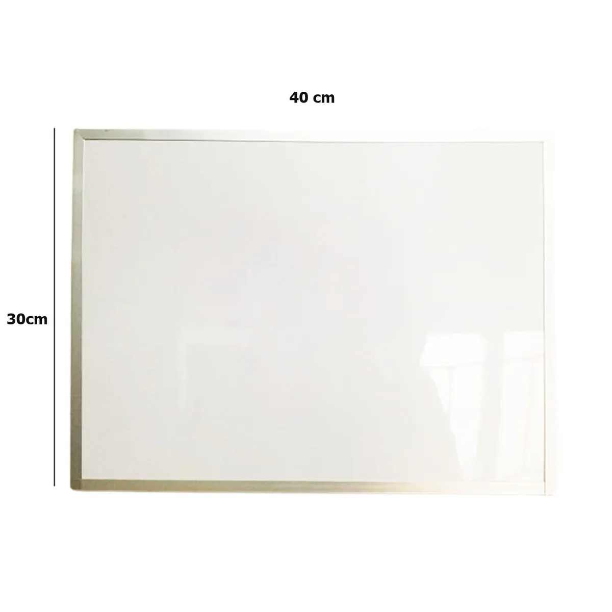 GENERICO - Pizarra acrílica Pequeña de 40 x 30 cm en blanco