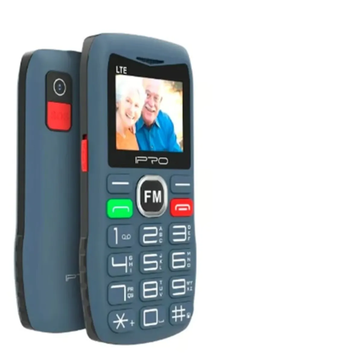 IPRO - CELULAR ADULTO MAYOR IPRO F188S  4G AZUL NEGRO