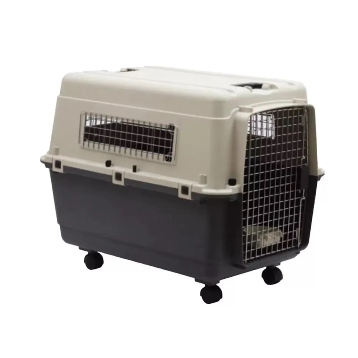 OEM - Kennel Transportador Jaula L100 Perros Grandes Fibra Llantas