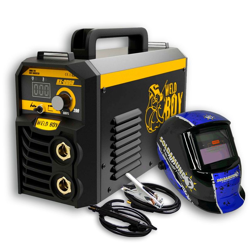 WELD BOY - Máquina de Soldar 200A WELD BOY RX-2050 + Máscara Fotosensible