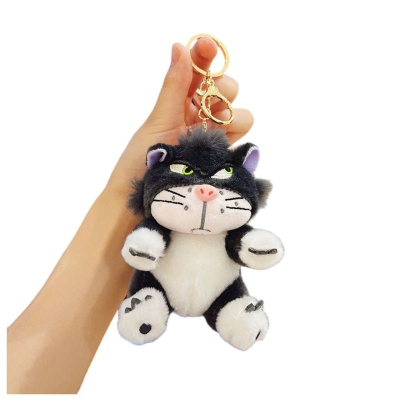 GENERICO - Llavero Peluche Gato Lucifer 12 cm