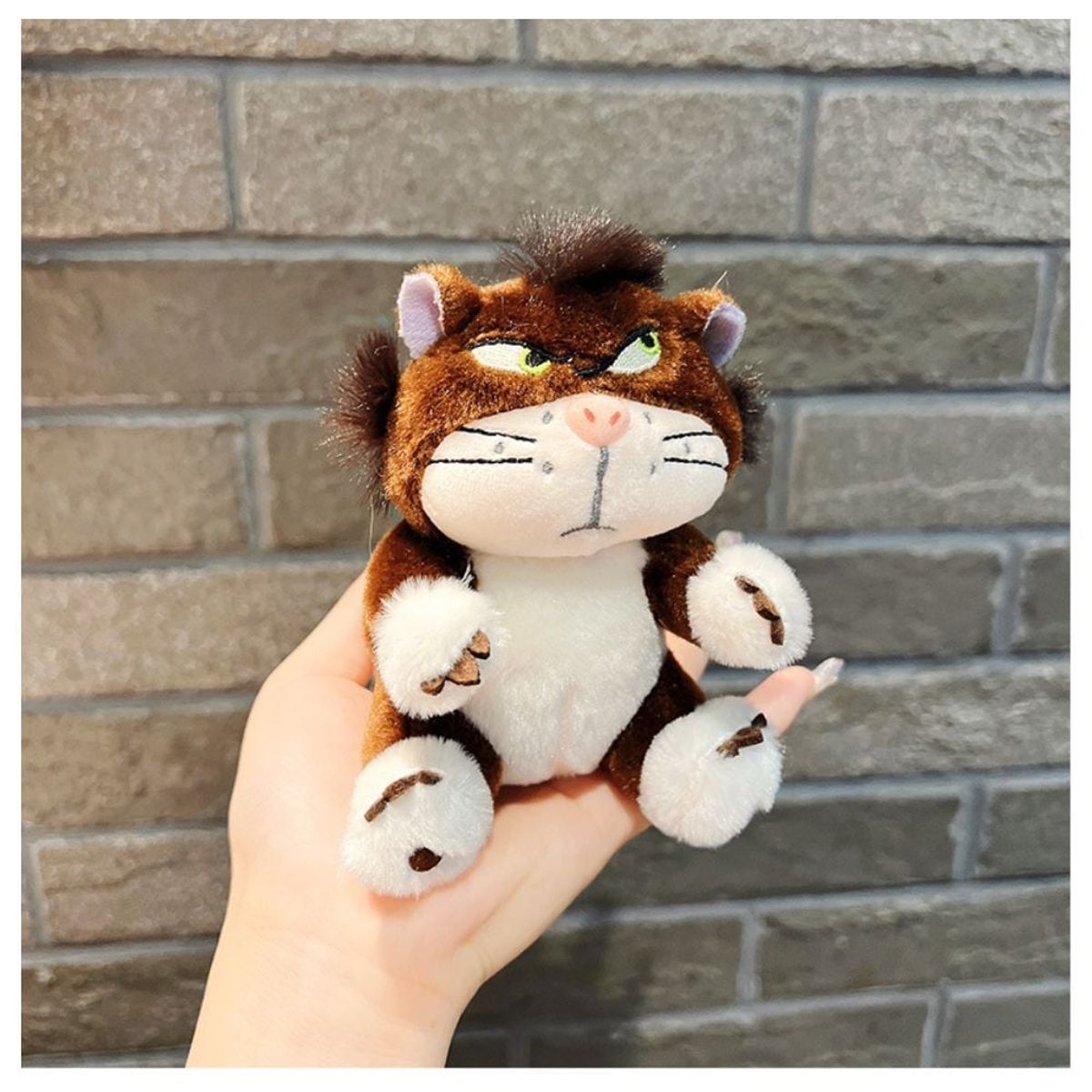 GENERICO - Llavero Peluche Gato Lucifer 12 cm