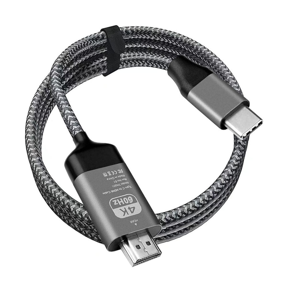 OEM - Cable Tipo C 3.1 a HDMI 4K UHD 60 Hz Trenzado 2 Metros