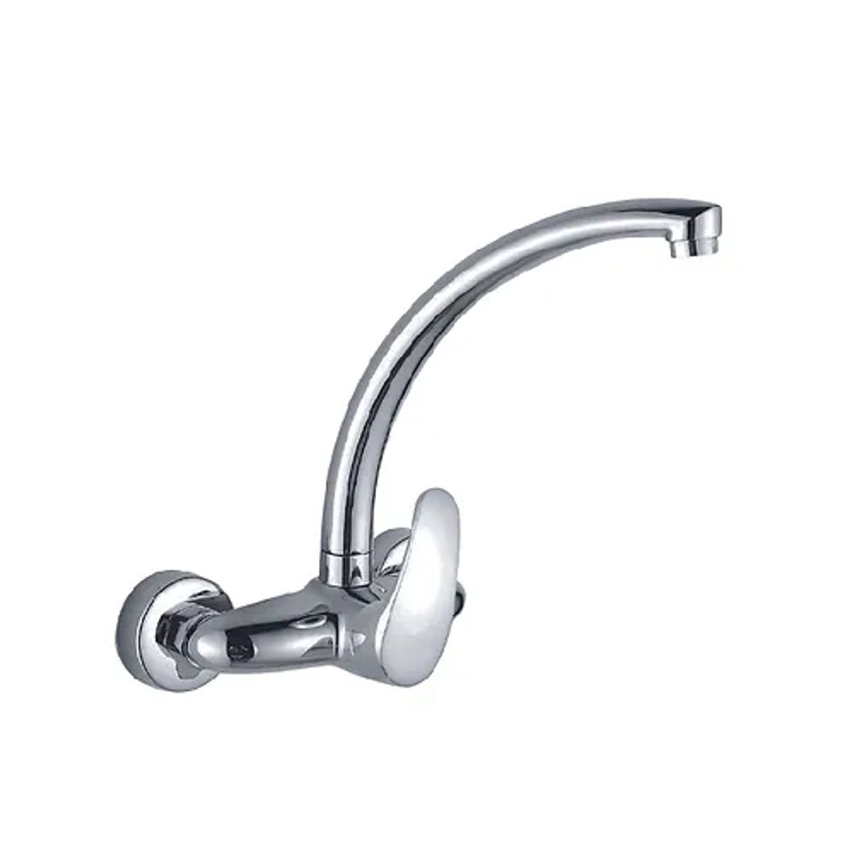 GENERICO - Mescladora tipo Ganso  para Cocina en Bronce Cromado