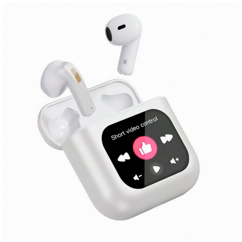 SASARU - Audífonos ENC Smart Bluetooth Headset  Blanco
