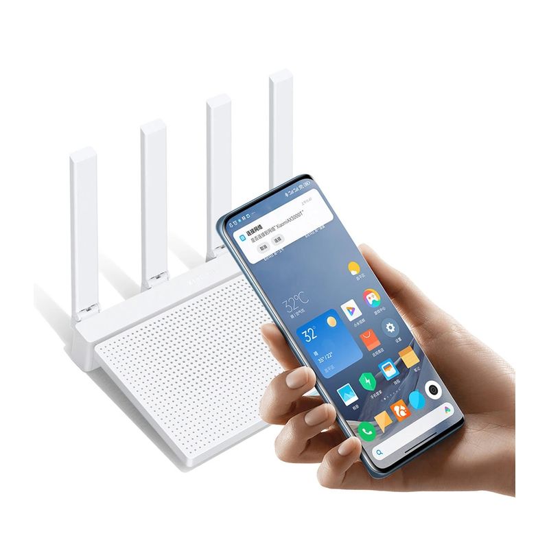 XIAOMI - Router Xiaomi Ax3000t Wifi 6 Mesh Nfc